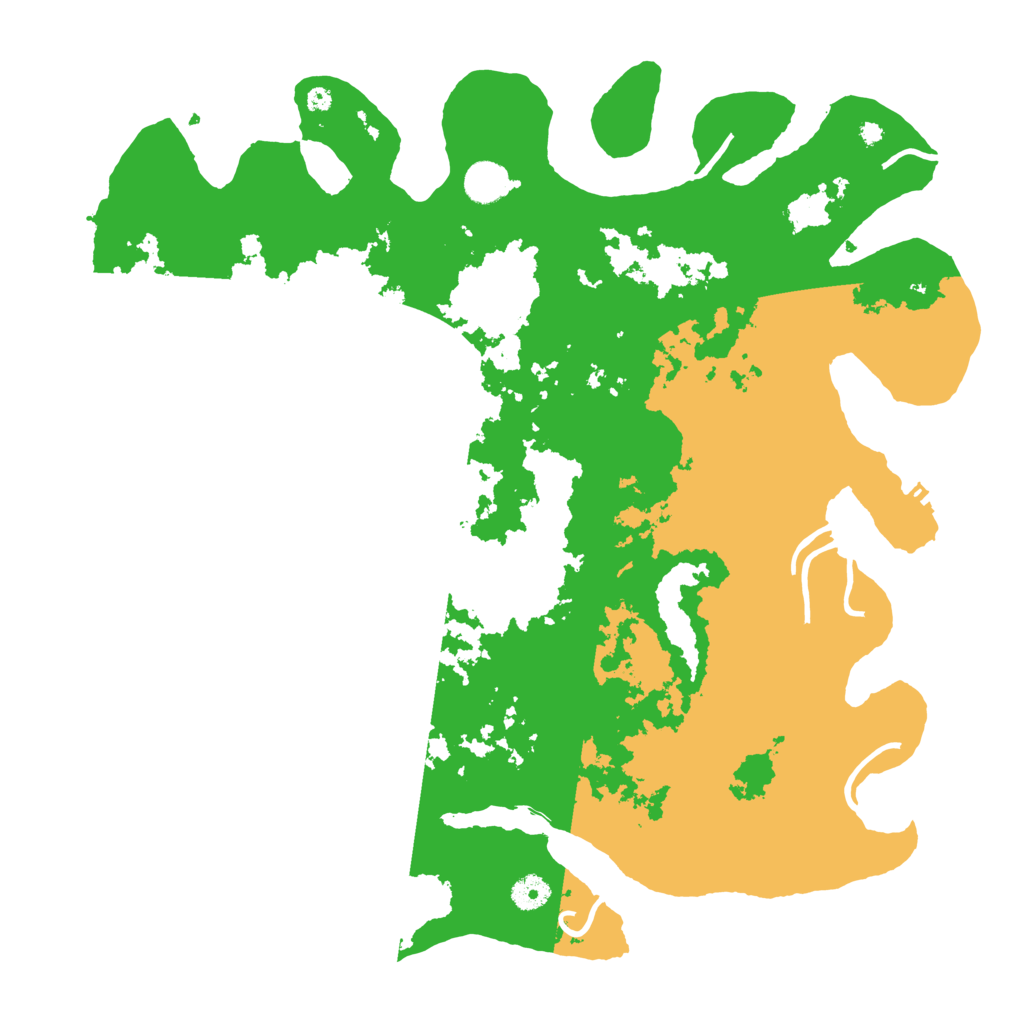 Biome Rust Map: Procedural Map, Size: 4250, Seed: 104919199