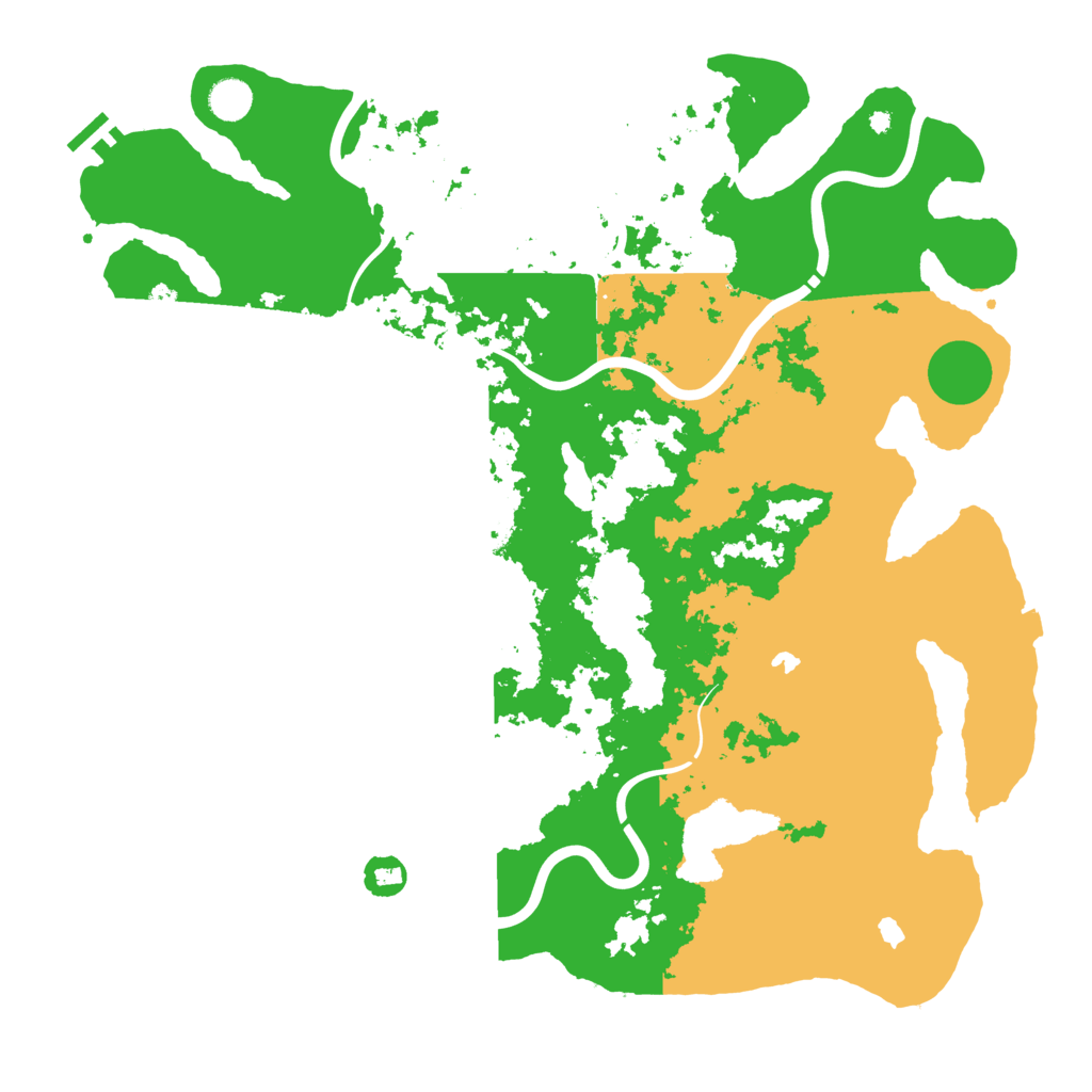 Biome Rust Map: Procedural Map, Size: 4500, Seed: 1258072704