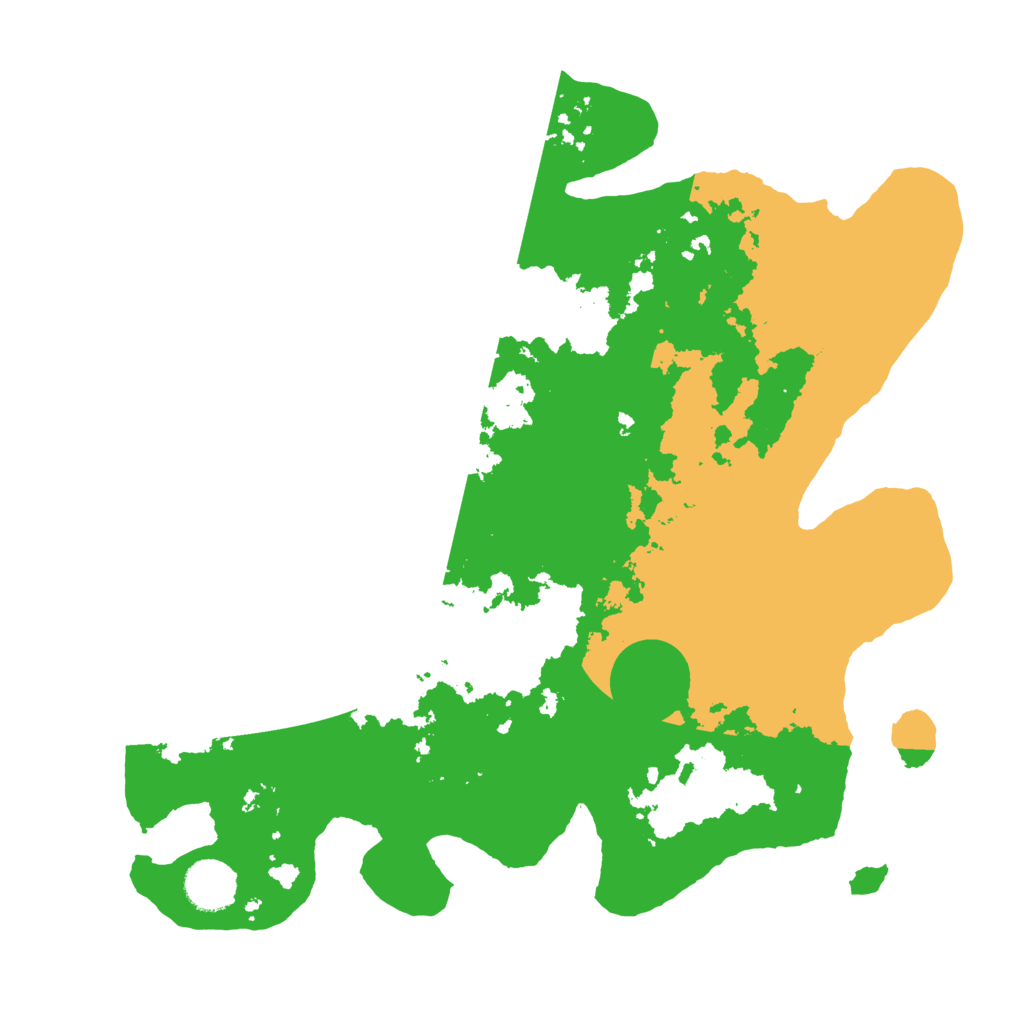 Biome Rust Map: Barren, Size: 3500, Seed: 382818564