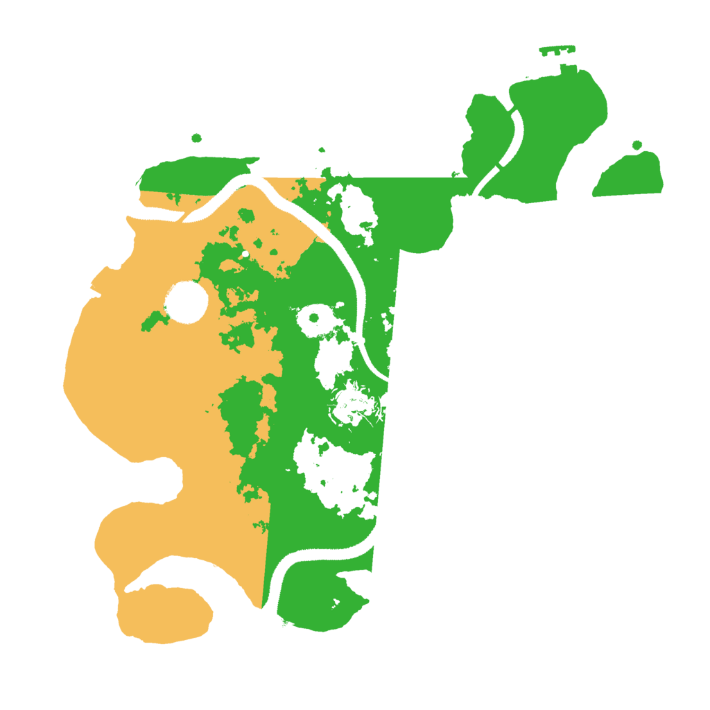 Biome Rust Map: Procedural Map, Size: 3000, Seed: 839101342