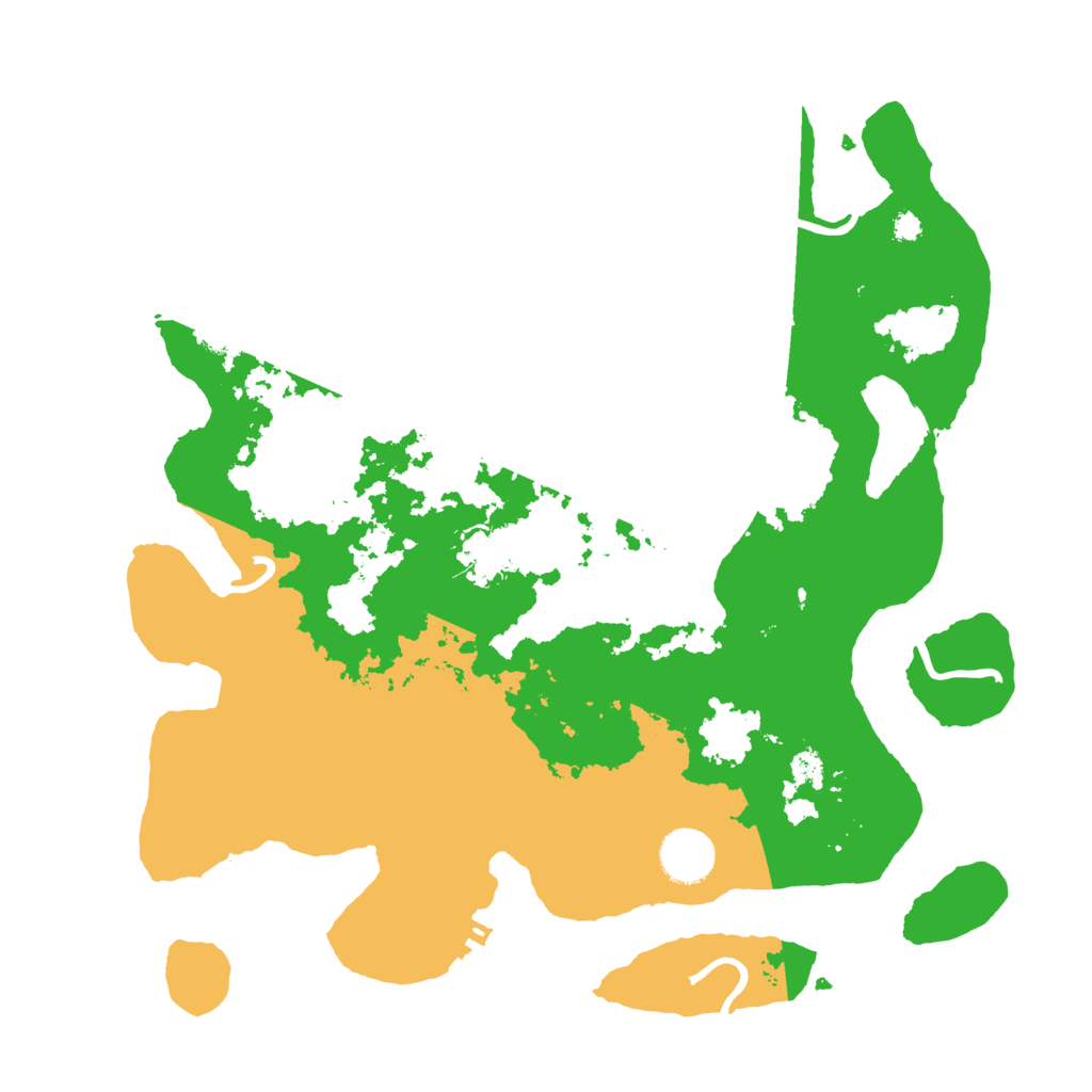 Biome Rust Map: Procedural Map, Size: 3500, Seed: 7653242
