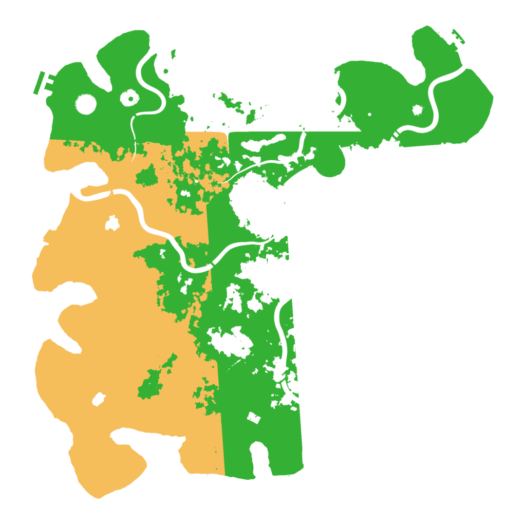 Biome Rust Map: Procedural Map, Size: 4500, Seed: 1764884157