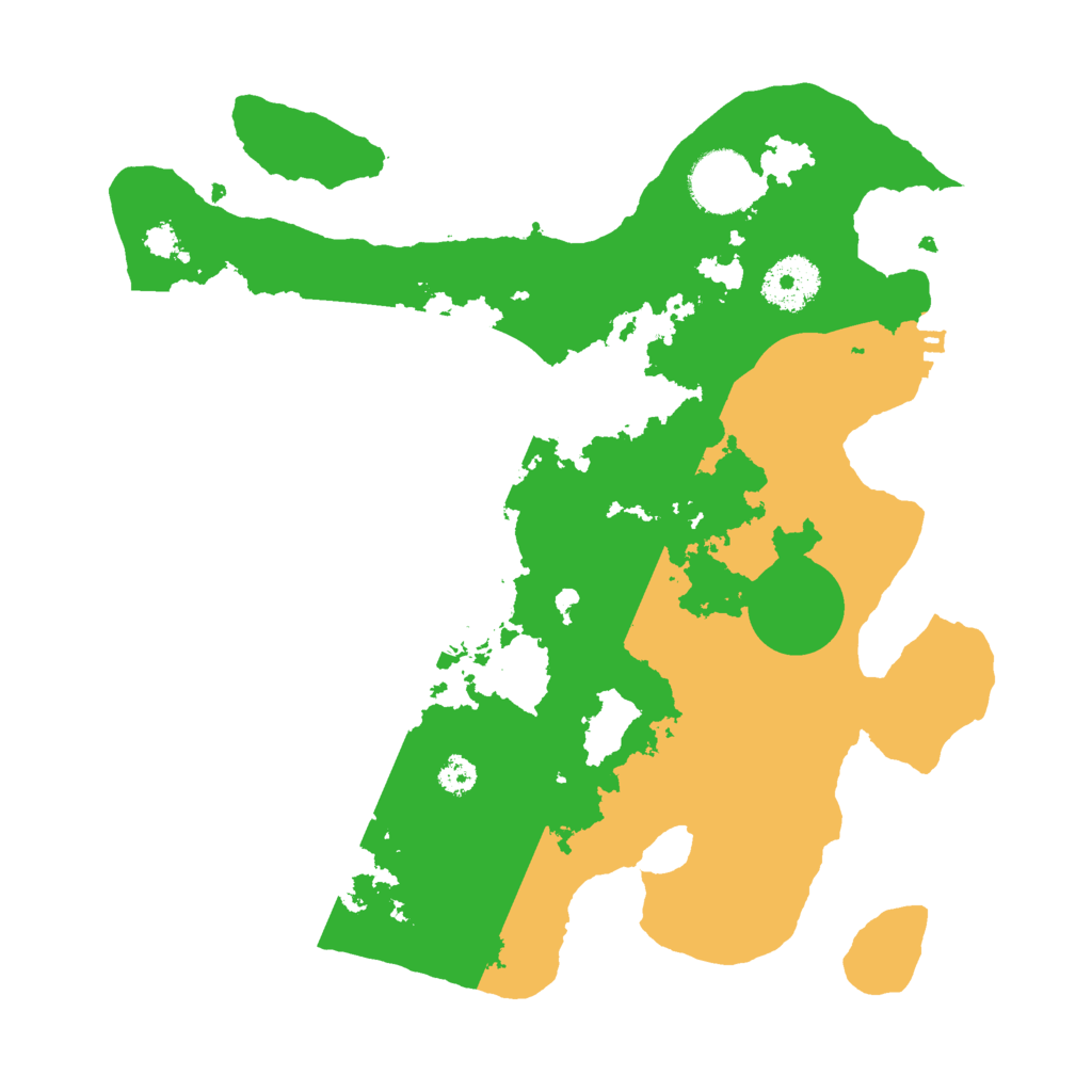 Biome Rust Map: Procedural Map, Size: 3000, Seed: 1232594735