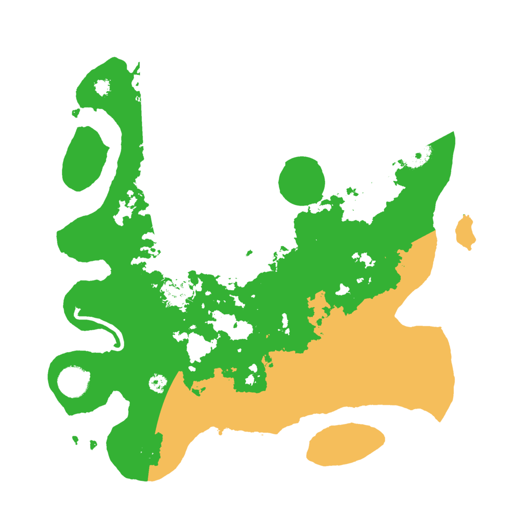 Biome Rust Map: Procedural Map, Size: 3000, Seed: 107594787