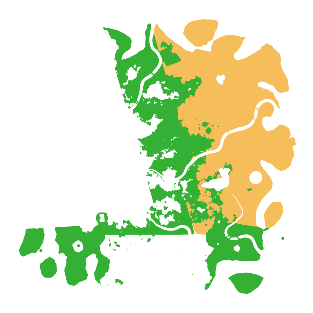 Biome Rust Map: Procedural Map, Size: 4300, Seed: 48000
