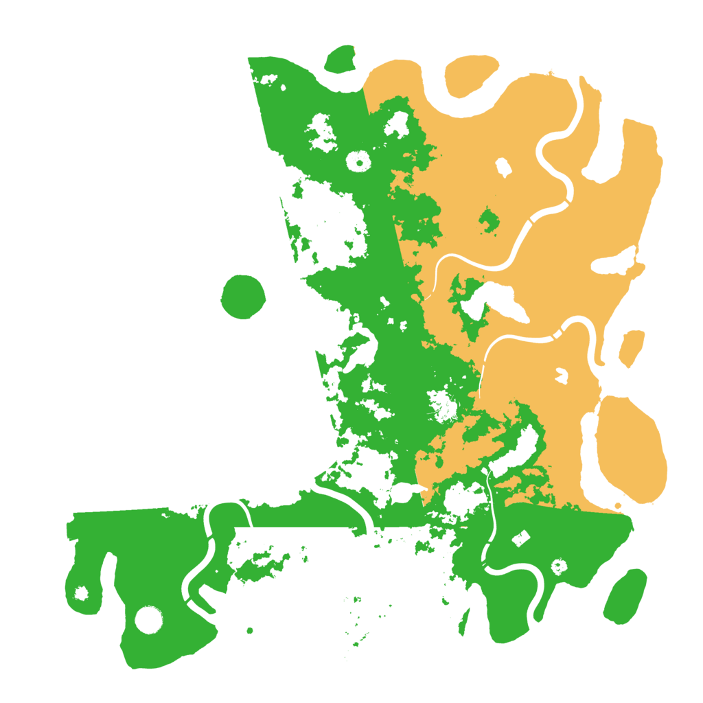 Biome Rust Map: Procedural Map, Size: 4500, Seed: 1839880807
