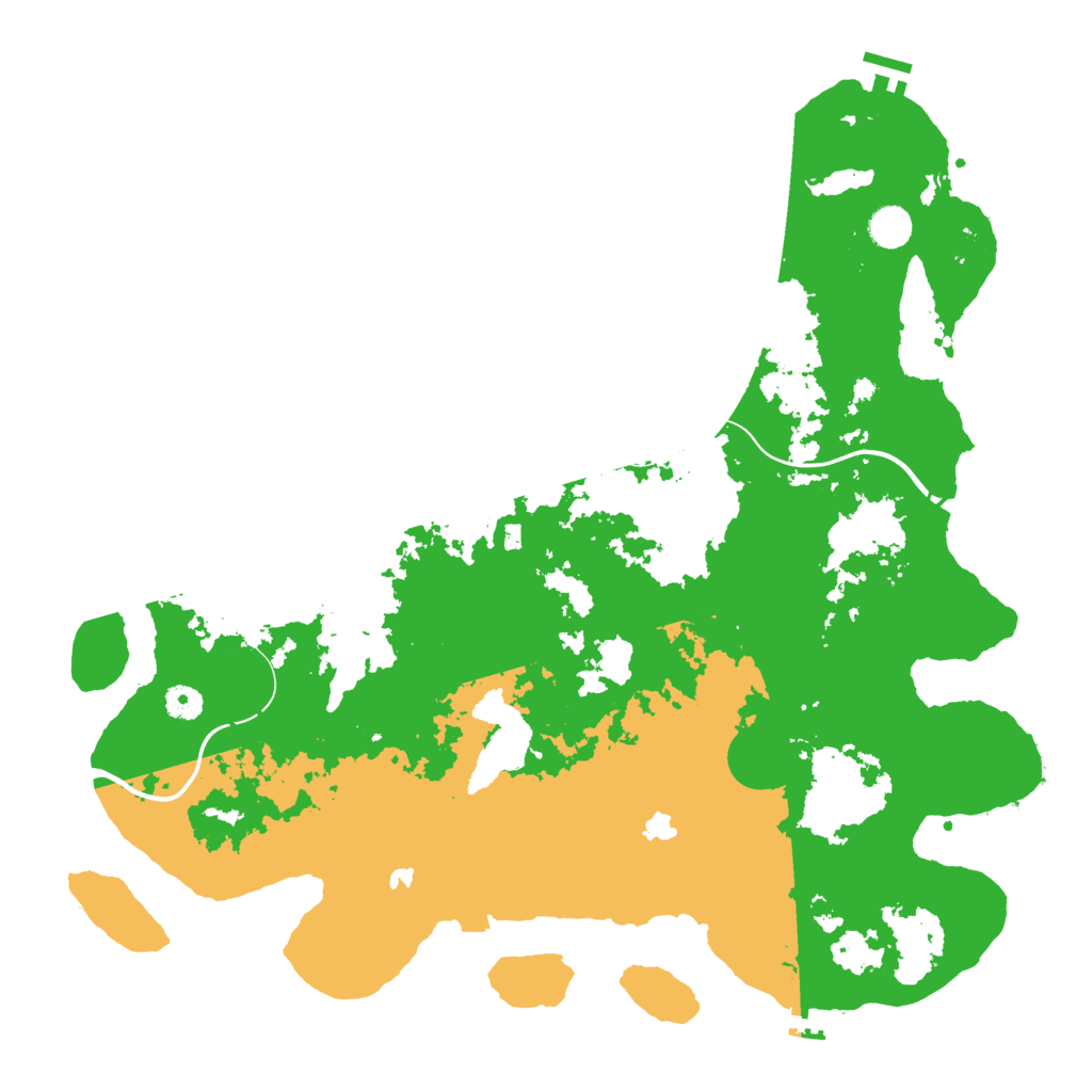 Biome Rust Map: Procedural Map, Size: 4500, Seed: 1371040752