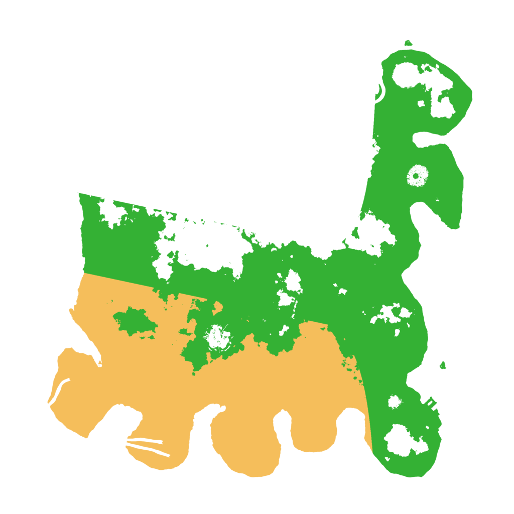 Biome Rust Map: Procedural Map, Size: 3600, Seed: 60389