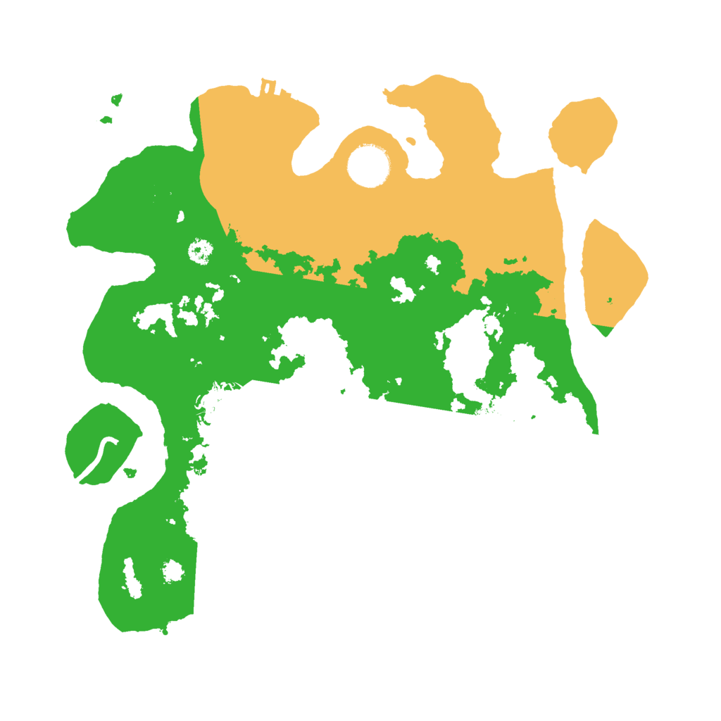 Biome Rust Map: Procedural Map, Size: 3000, Seed: 3017