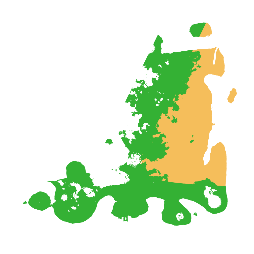 Biome Rust Map: Procedural Map, Size: 3500, Seed: 1344800597