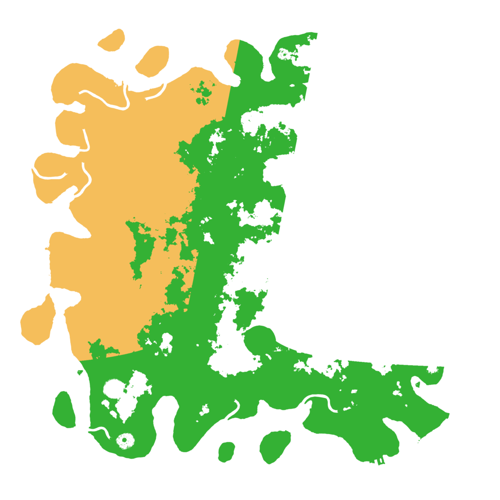 Biome Rust Map: Procedural Map, Size: 4500, Seed: 2468025