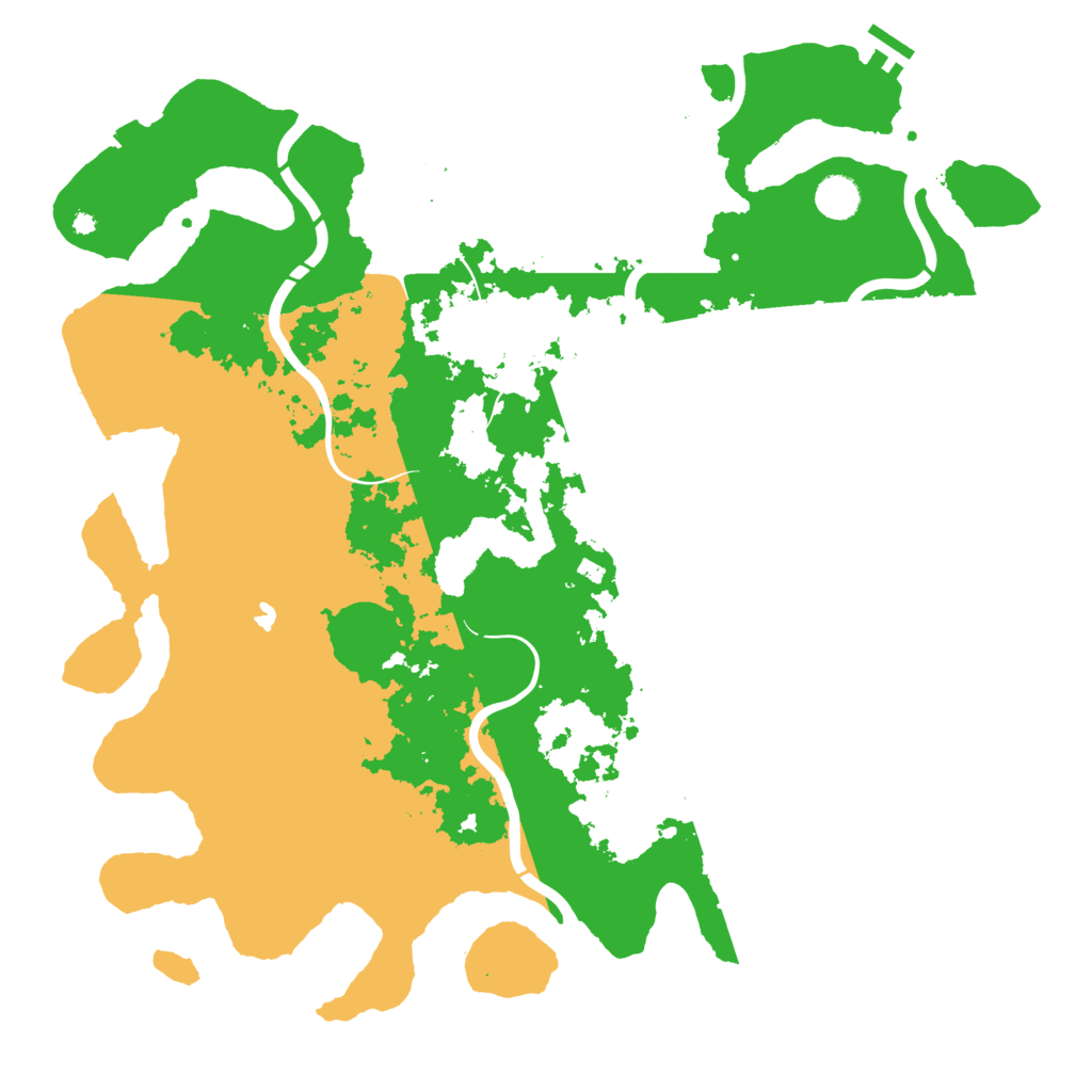 Biome Rust Map: Procedural Map, Size: 4390, Seed: 635619113