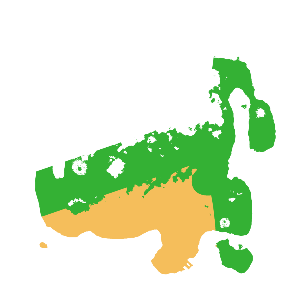 Biome Rust Map: Procedural Map, Size: 3000, Seed: 65167