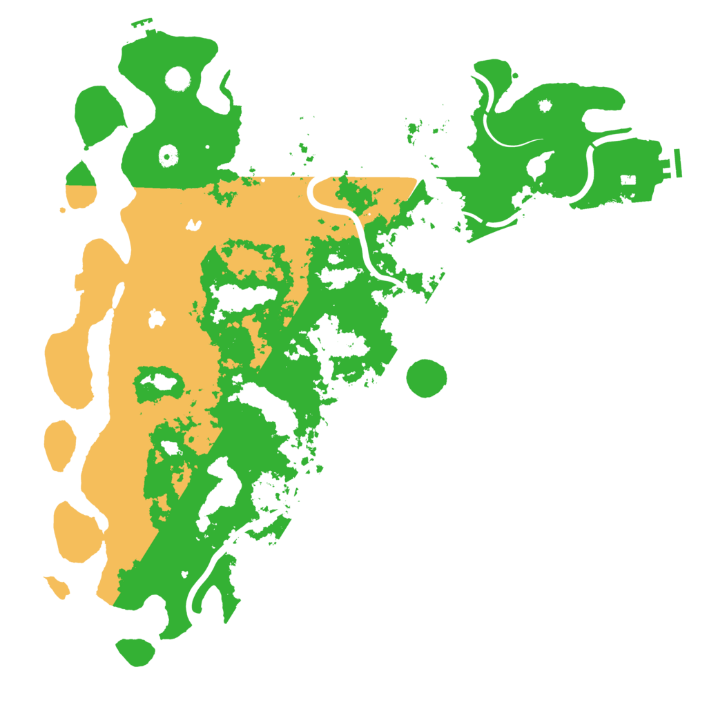 Biome Rust Map: Procedural Map, Size: 5000, Seed: 555181125