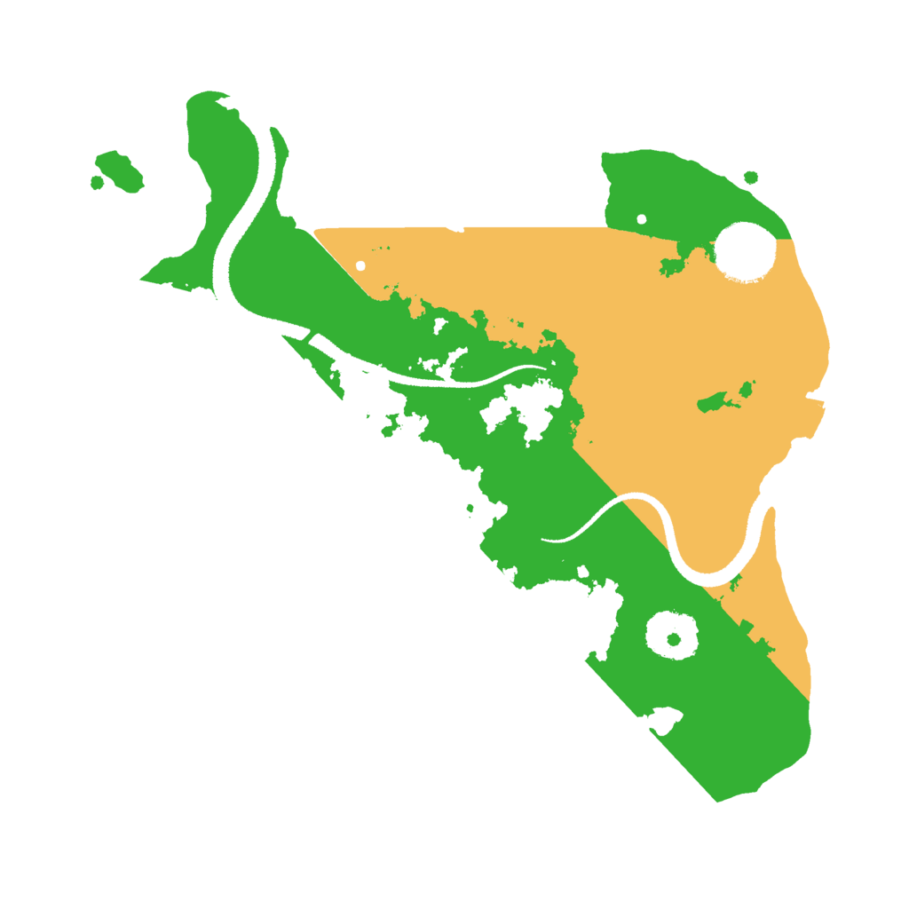 Biome Rust Map: Procedural Map, Size: 2681, Seed: 348697077