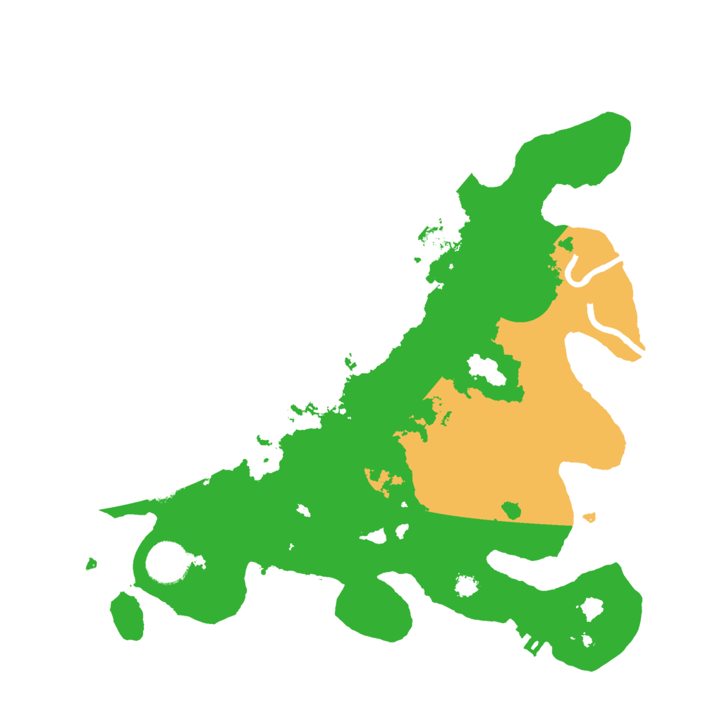 Biome Rust Map: Procedural Map, Size: 3000, Seed: 18563465