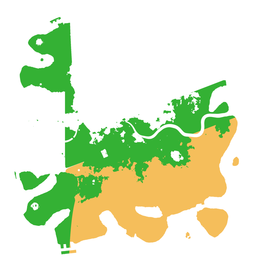 Biome Rust Map: Procedural Map, Size: 3500, Seed: 724381
