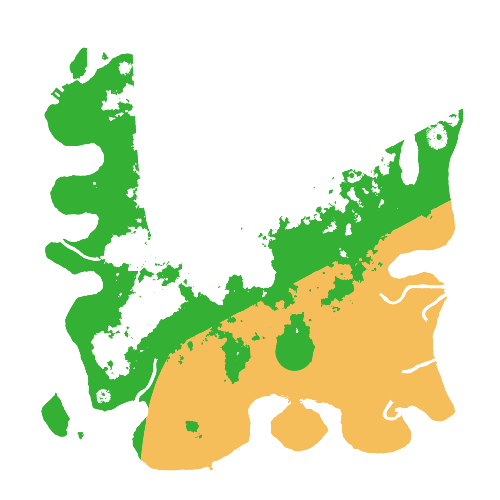 Biome Rust Map: Procedural Map, Size: 3500, Seed: 121211732