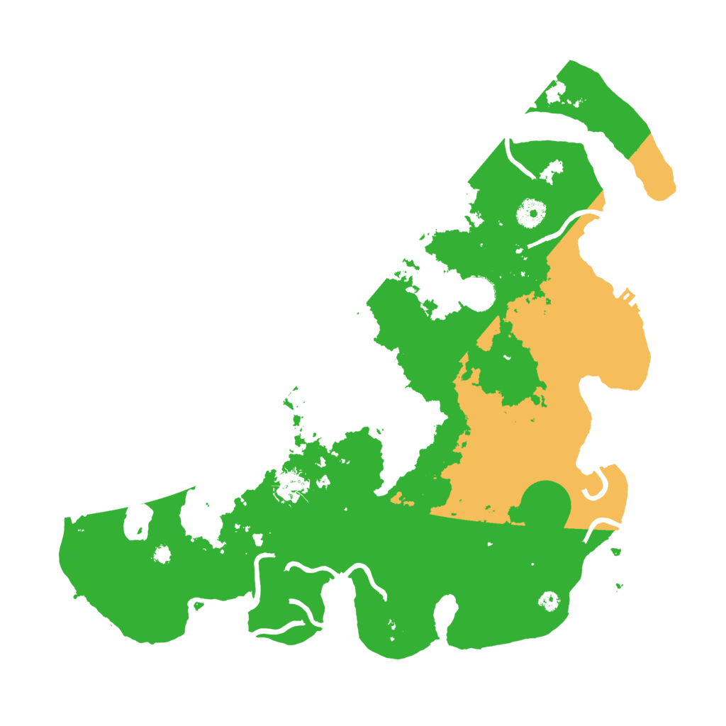 Biome Rust Map: Procedural Map, Size: 3800, Seed: 489291519