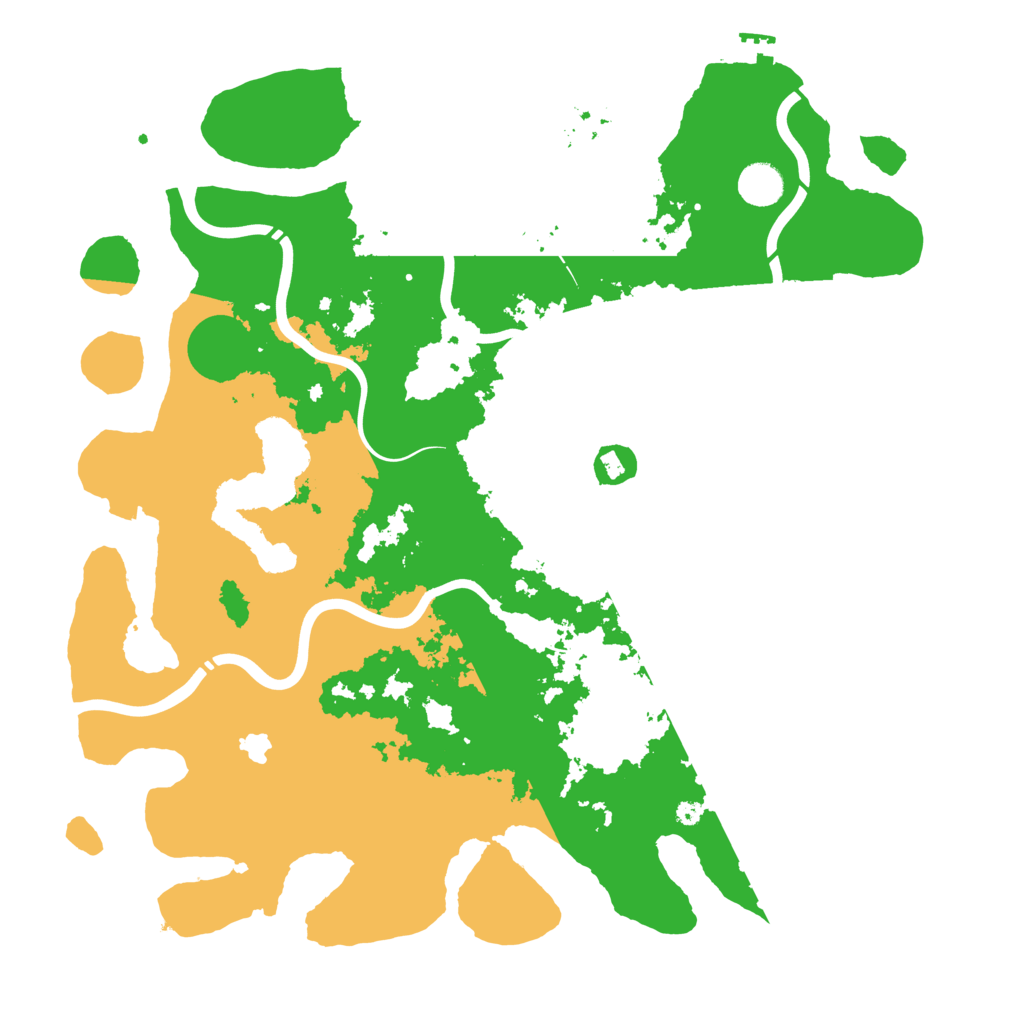 Biome Rust Map: Procedural Map, Size: 4250, Seed: 1235