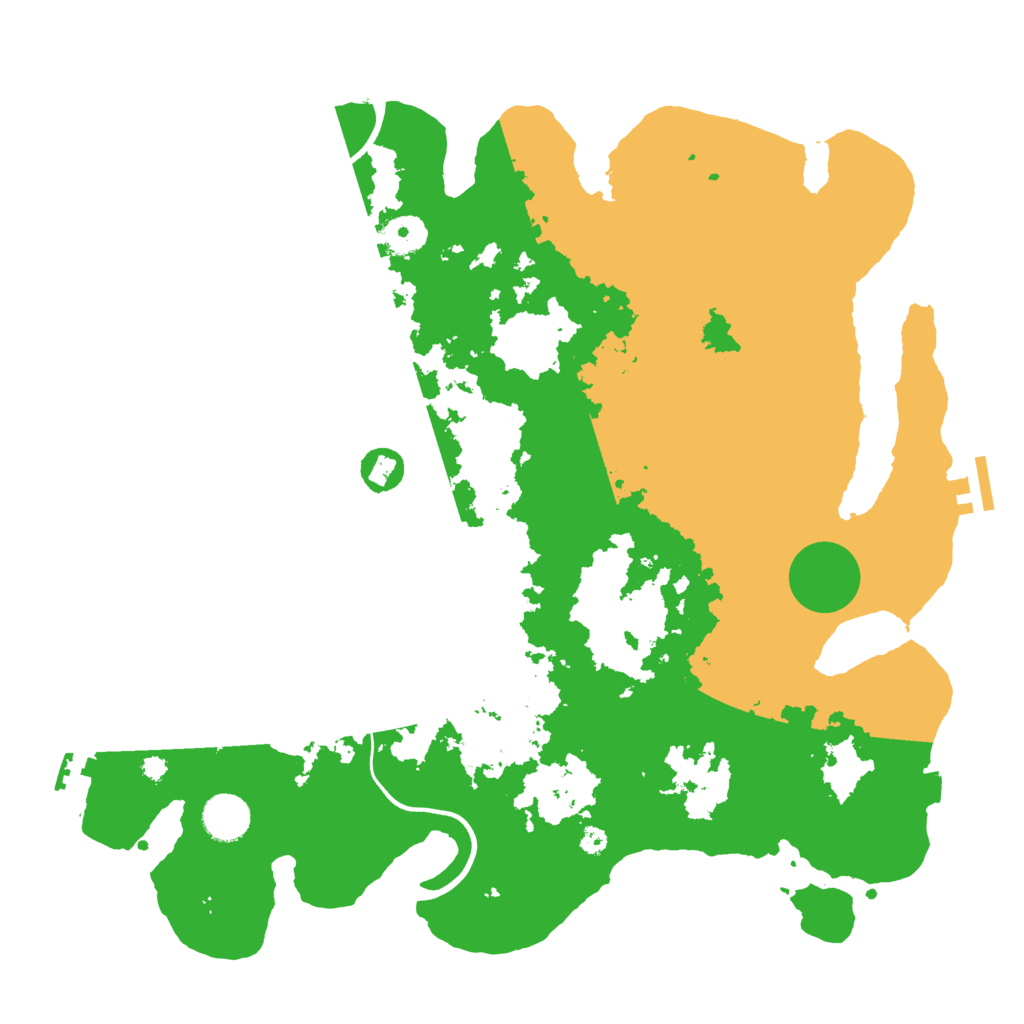 Biome Rust Map: Procedural Map, Size: 3800, Seed: 1025264492