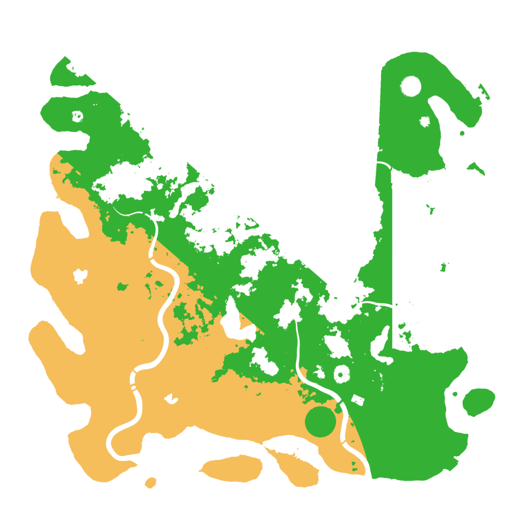 Biome Rust Map: Procedural Map, Size: 4500, Seed: 10133190