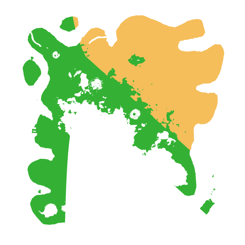 Biome Rust Map: Procedural Map, Size: 3600, Seed: 56408862