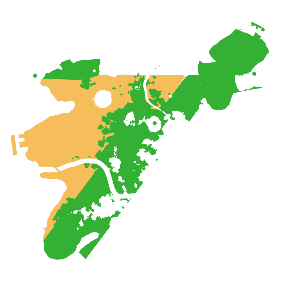 Biome Rust Map: Procedural Map, Size: 3000, Seed: 21339