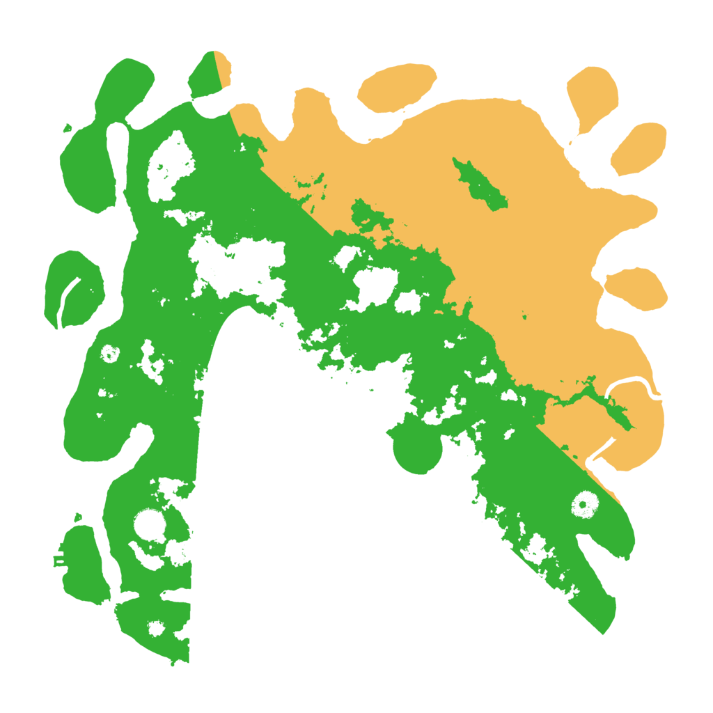 Biome Rust Map: Procedural Map, Size: 4000, Seed: 3567