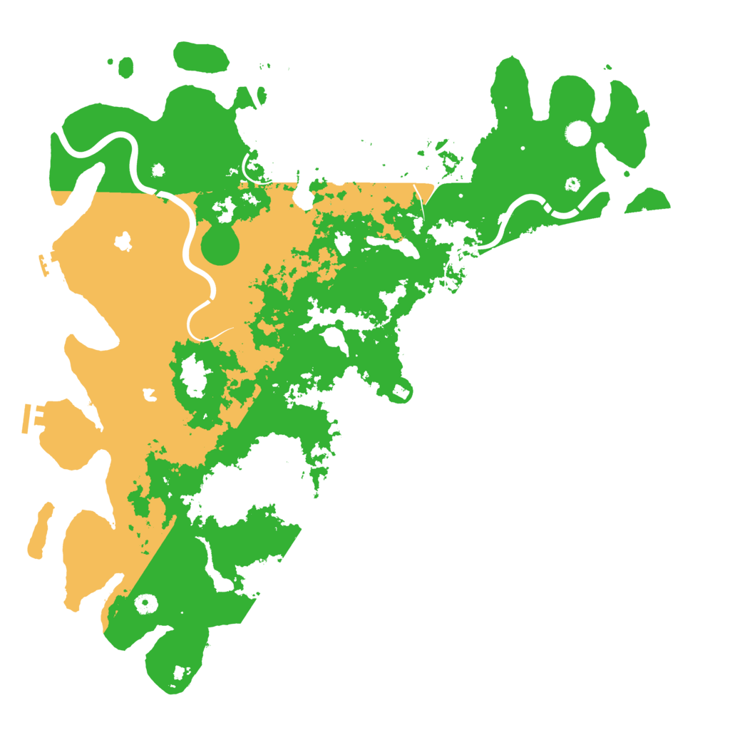 Biome Rust Map: Procedural Map, Size: 5000, Seed: 833920