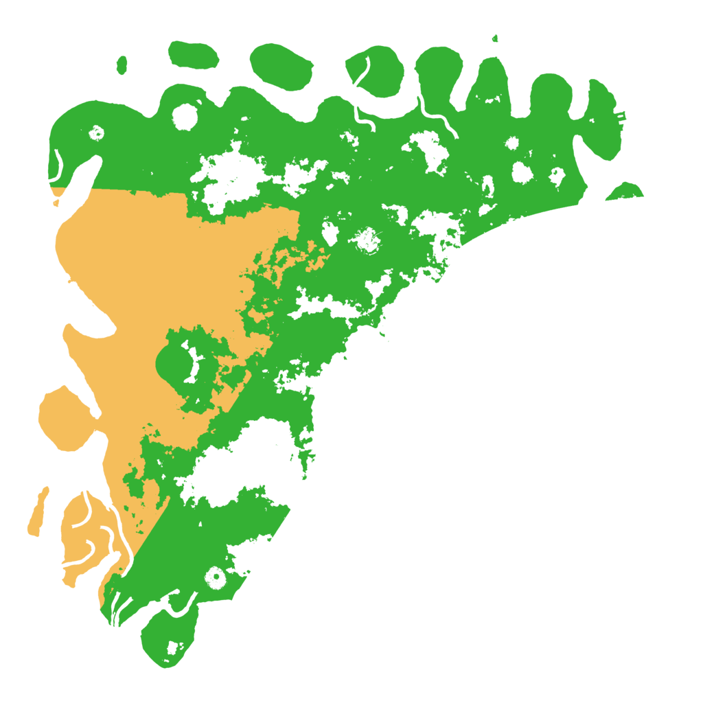 Biome Rust Map: Procedural Map, Size: 5000, Seed: 833920