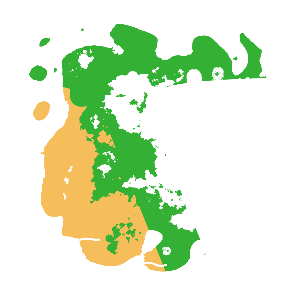 Biome Rust Map: Procedural Map, Size: 3500, Seed: 13748251