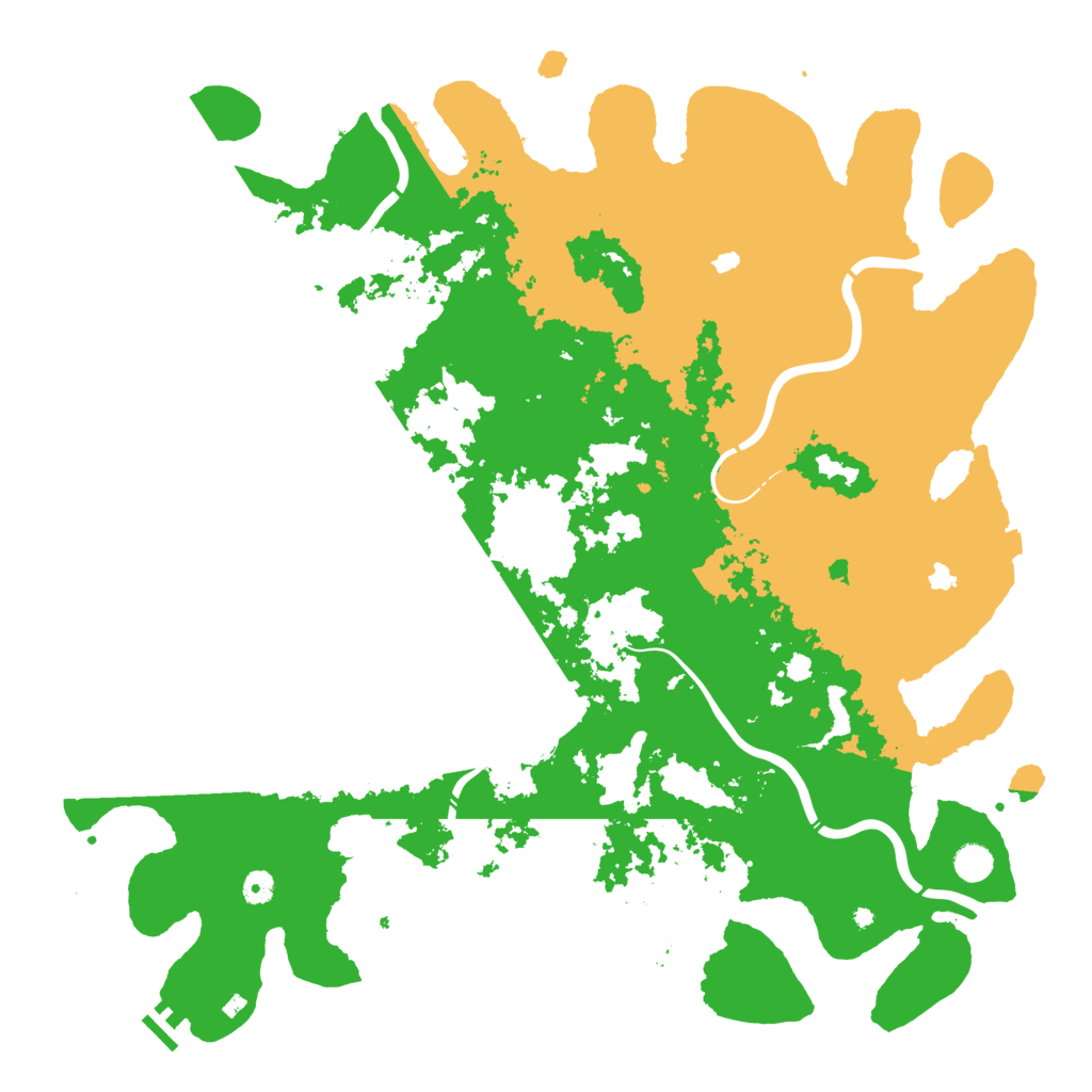 Biome Rust Map: Procedural Map, Size: 5000, Seed: 145