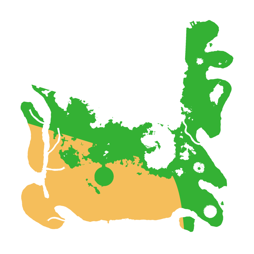 Biome Rust Map: Procedural Map, Size: 3500, Seed: 237180725