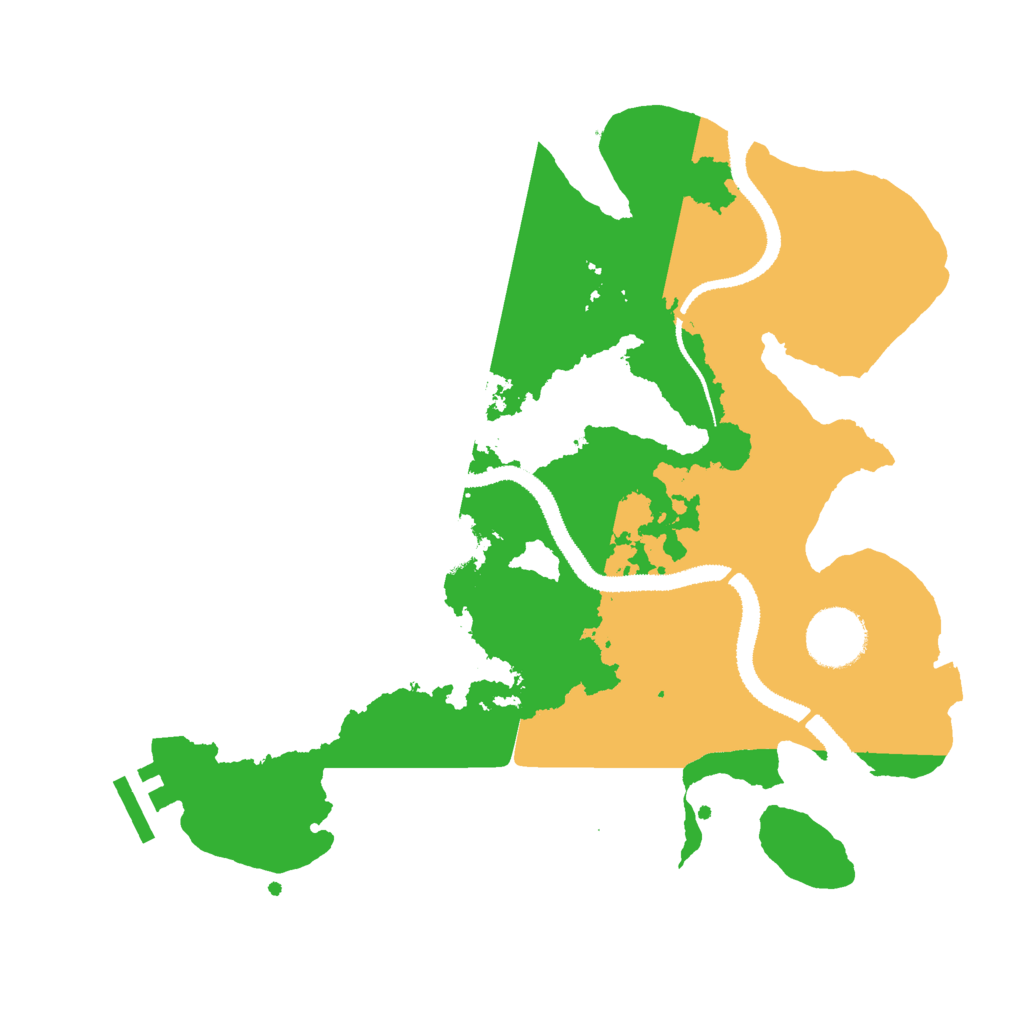 Biome Rust Map: Procedural Map, Size: 3000, Seed: 5683