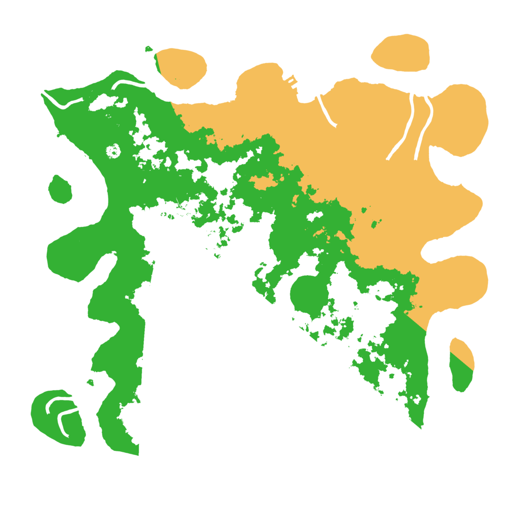 Biome Rust Map: Procedural Map, Size: 3700, Seed: 758763909