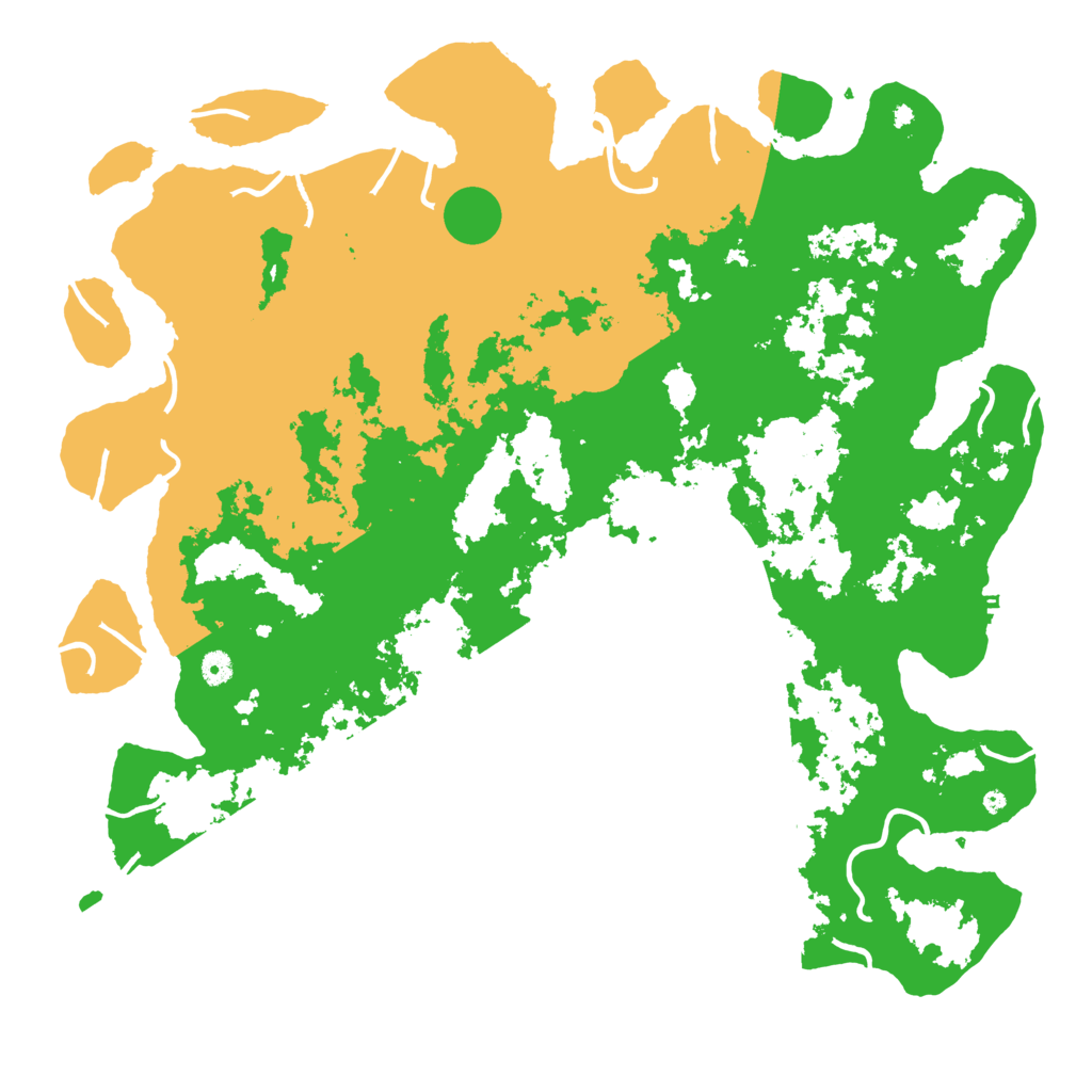 Biome Rust Map: Procedural Map, Size: 5000, Seed: 102831100