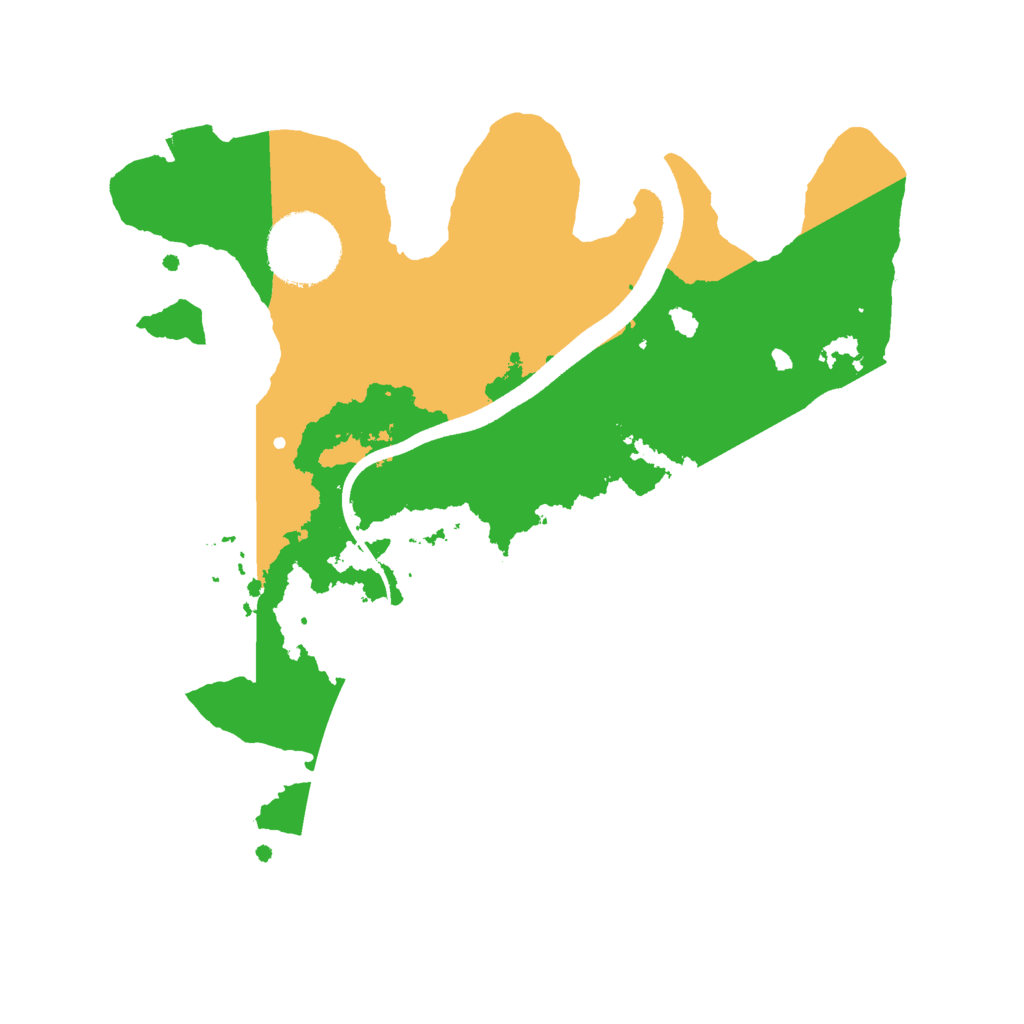 Biome Rust Map: Procedural Map, Size: 2500, Seed: 6778