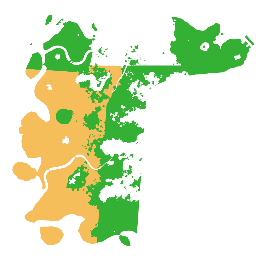 Biome Rust Map: Procedural Map, Size: 4500, Seed: 852208150