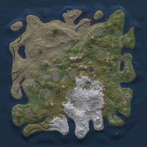 Thumbnail Rust Map: Procedural Map, Size: 4250, Seed: 678011843, 20 Monuments