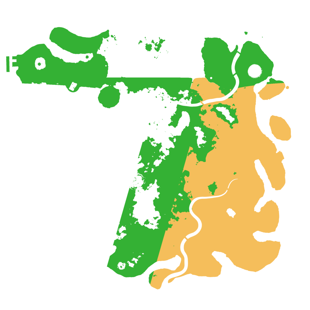 Biome Rust Map: Procedural Map, Size: 4000, Seed: 1329