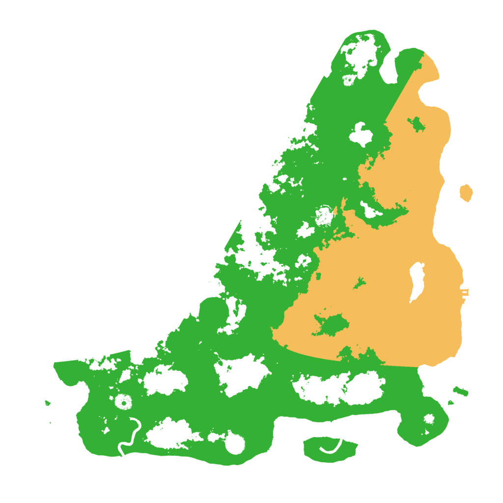 Biome Rust Map: Procedural Map, Size: 4500, Seed: 9051984