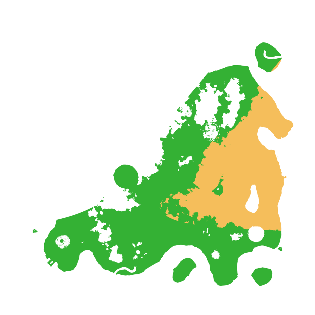 Biome Rust Map: Procedural Map, Size: 3500, Seed: 1129704731