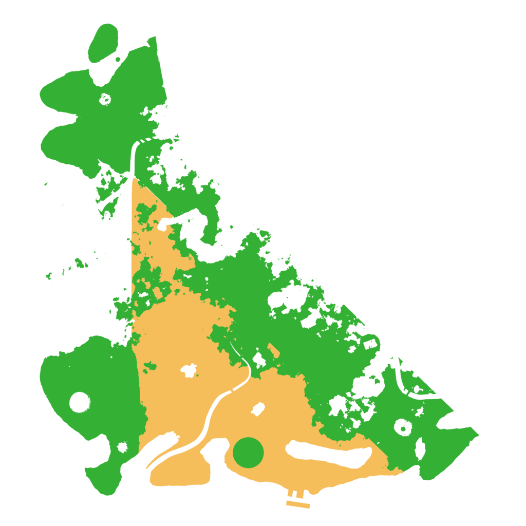 Biome Rust Map: Procedural Map, Size: 4500, Seed: 1593499003