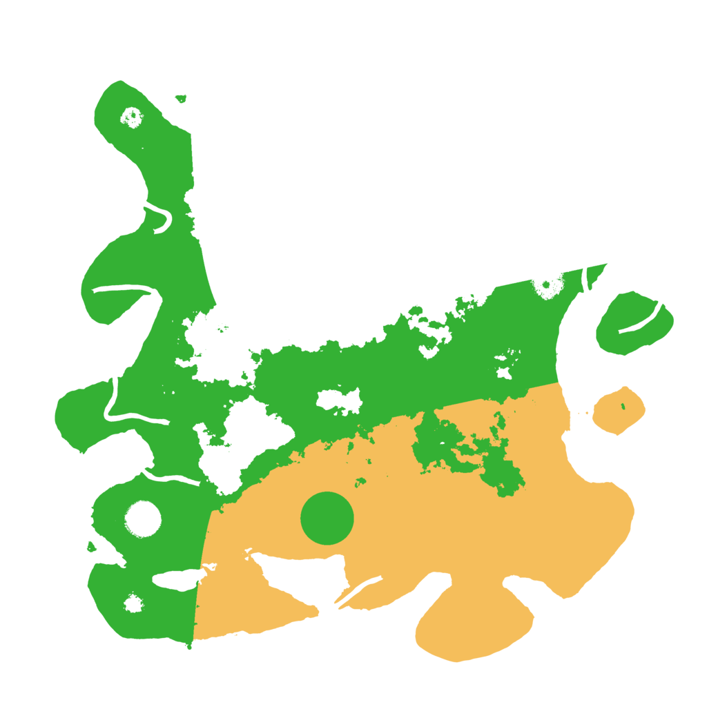 Biome Rust Map: Procedural Map, Size: 3500, Seed: 1242474941
