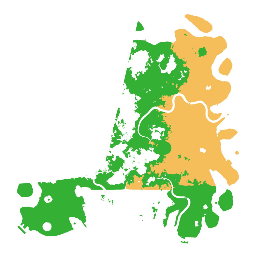 Biome Rust Map: Procedural Map, Size: 5000, Seed: 618
