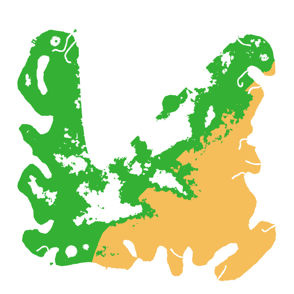 Biome Rust Map: Procedural Map, Size: 4500, Seed: 12467778