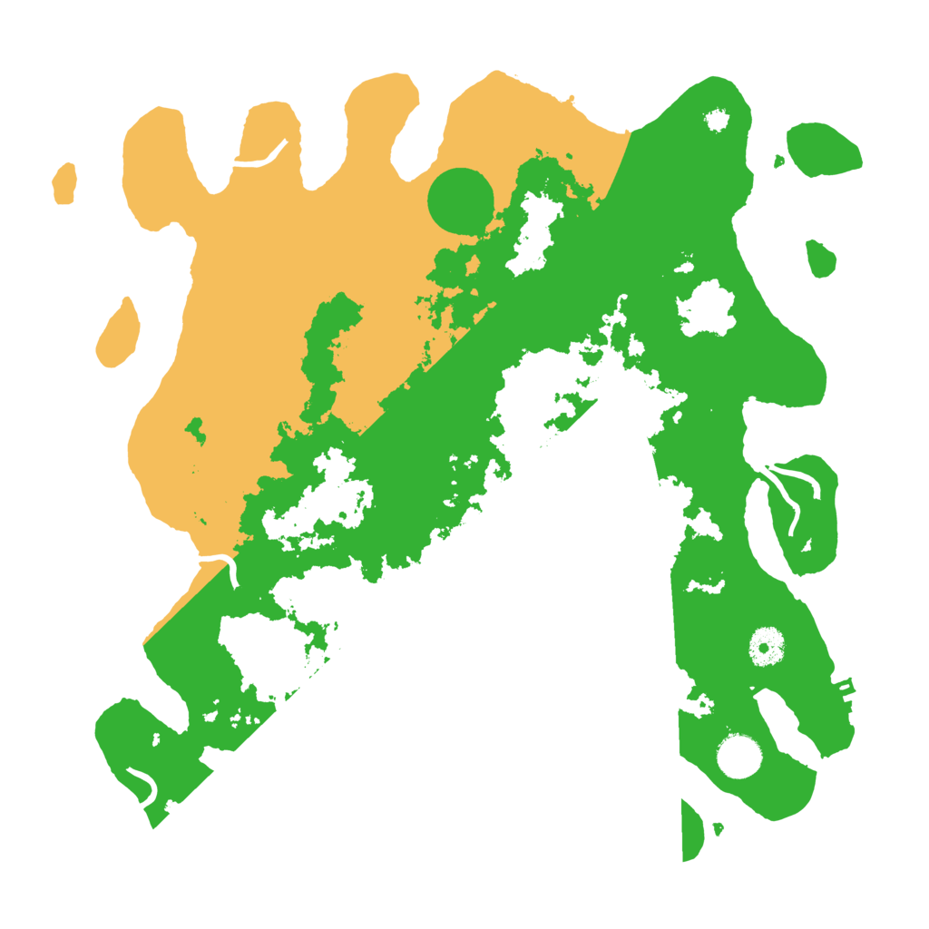 Biome Rust Map: Procedural Map, Size: 3700, Seed: 310111895