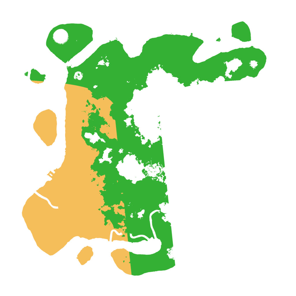 Biome Rust Map: Procedural Map, Size: 3500, Seed: 162508613