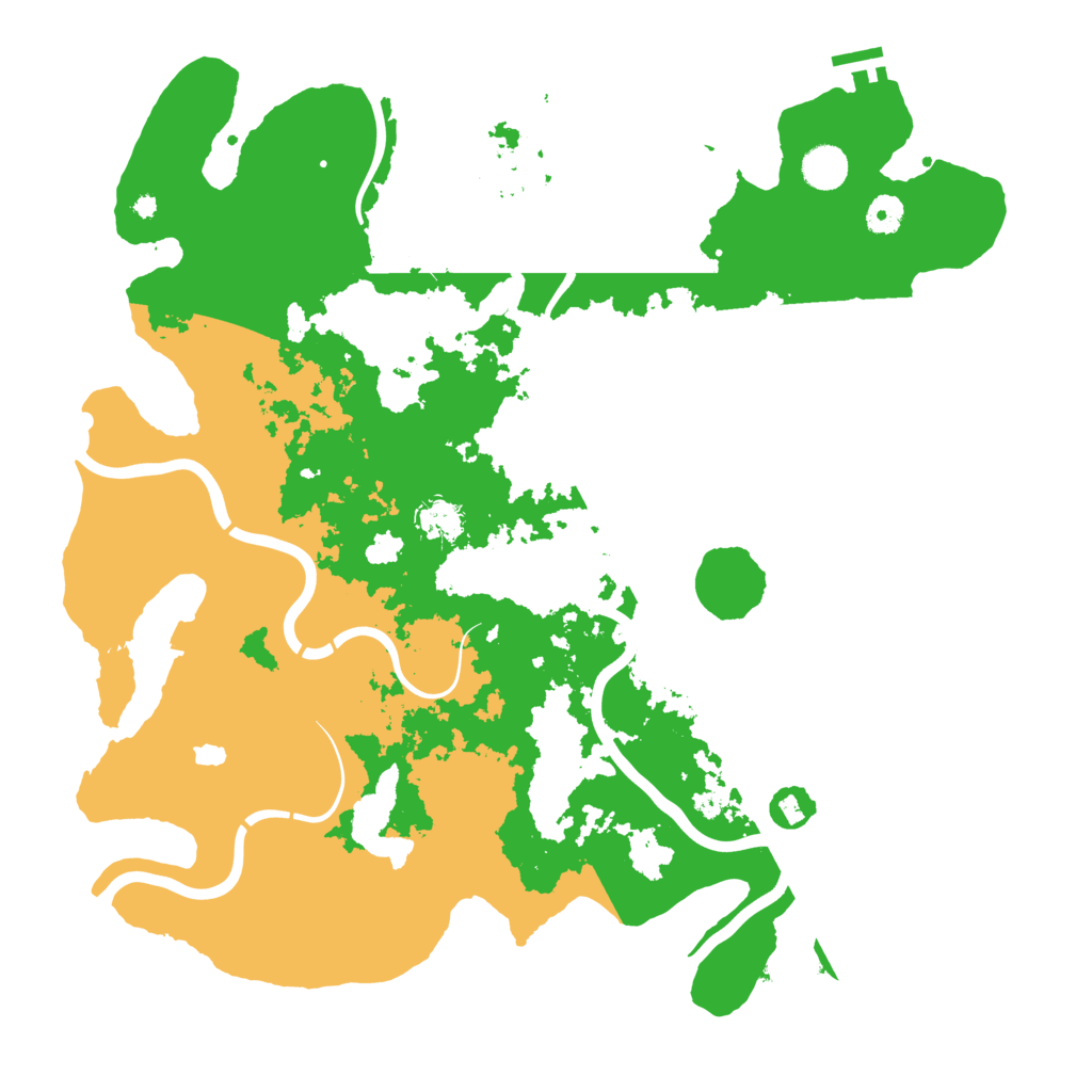 Biome Rust Map: Procedural Map, Size: 4300, Seed: 2022213087